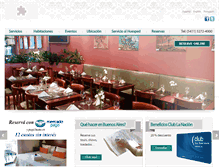 Tablet Screenshot of hotelreinodelplata.com.ar